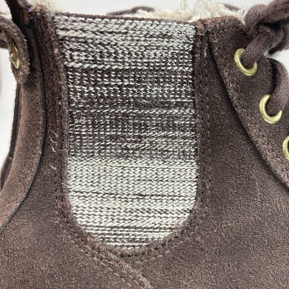 Converse Chuck Taylor All-Star Chelsee Women's 9 Brown Leather High Tops 549597C - Picture 7 of 12